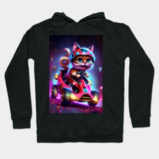 Super Cat Kart Racing Hoodie